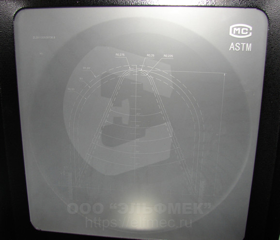 Профильный проектор Liangong CST-50 экран
